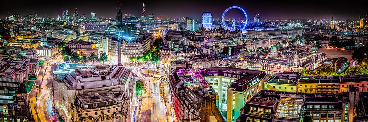 London By Night Lighting Architecture Skyline Adobe 